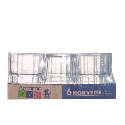 Norvege Lowball Glass 200ml - Professional Grade Glassware For Commercial Kitchens And Institutions - hospitality