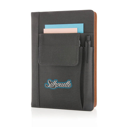 Notebook with phone pocket - hospitality