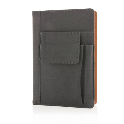 Notebook with phone pocket - hospitality