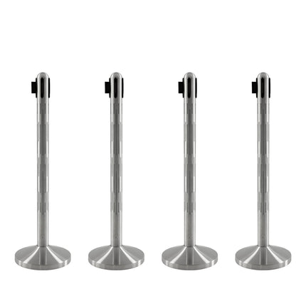 Securit® Nova LED Queue Run Set – 4 RGB LED Posts – set contents