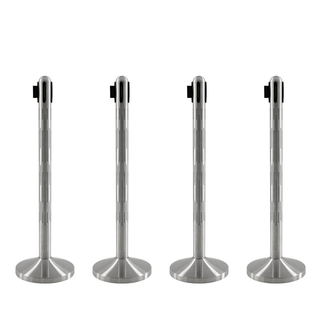Securit® Nova LED Queue Run Set – 4 RGB LED Posts – set contents