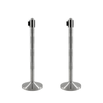 Securit® Nova LED Twin Entrance Barrier Set – 2 RGB LED Posts – set contents