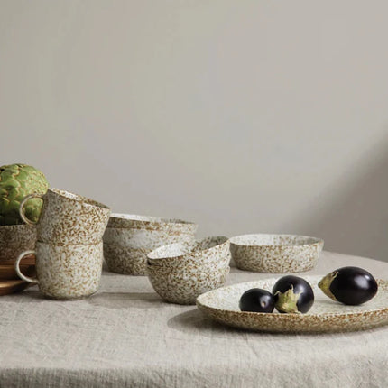 Nuvem Collection Hand Glazed Stoneware Serving Bowl - hospitality