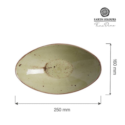 Olive boat bowl, 250x160mm - hospitality