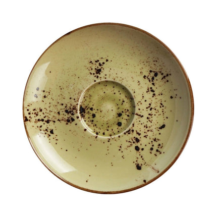Olive cappuccino saucer, 160mm - hospitality