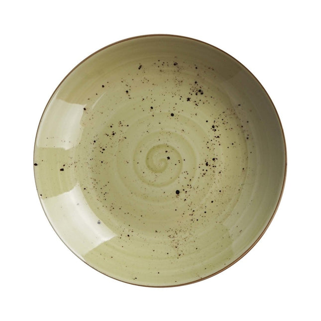 Olive deep coupe plate, 230mm - hospitality