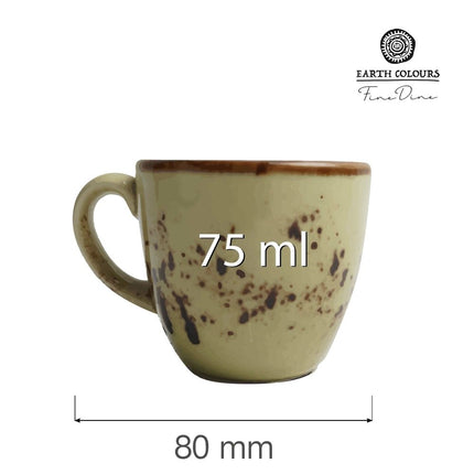 Olive espresso cup, 75ml - hospitality