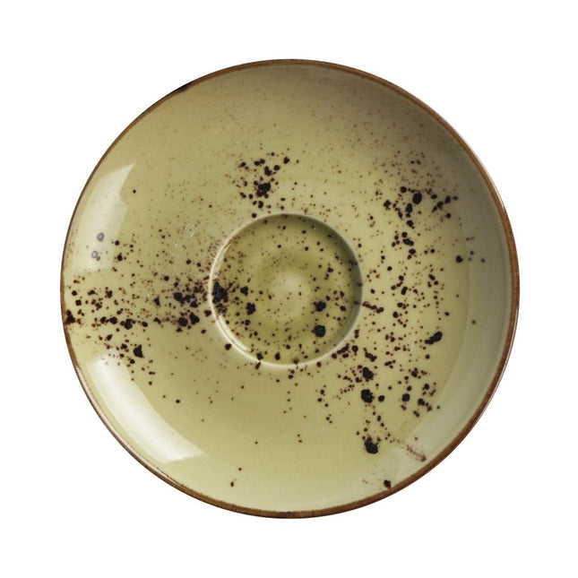 Olive espresso saucer, 115mm - hospitality