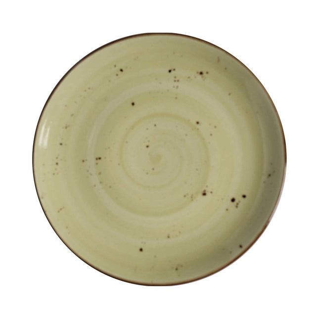 Olive flat plate, 190mm - hospitality
