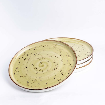 Olive high edge plate, 210mm - hospitality