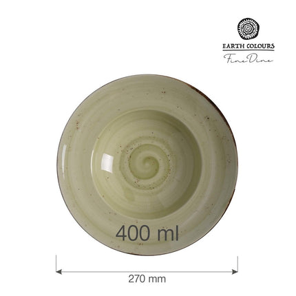Olive pasta plate, 270mm - hospitality