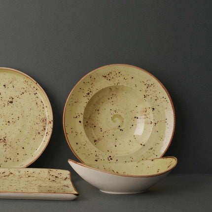 Olive pasta plate, 270mm - hospitality