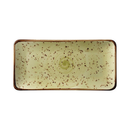 Olive rectangular plate, 300x150mm - hospitality