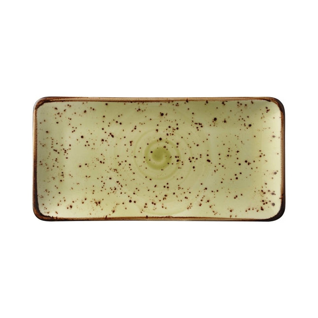 Olive rectangular plate, 300x150mm - hospitality