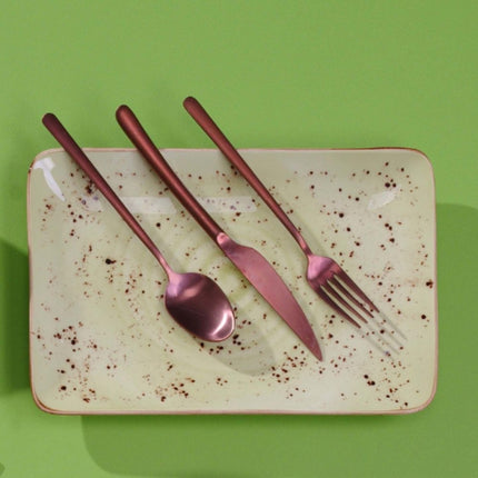 Olive rectangular plate, 300x200mm - hospitality