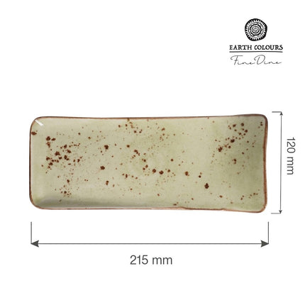 Olive serving plate, 215x120mm - hospitality
