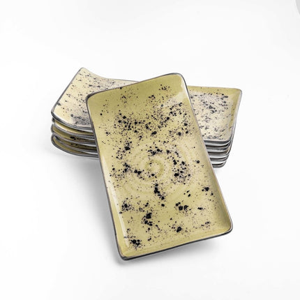Olive serving plate 90mm, 215x90mm - hospitality