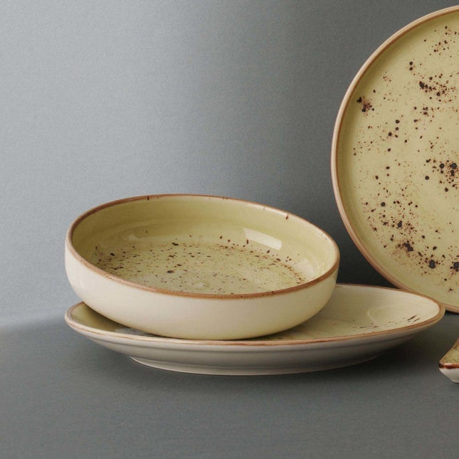 Olive shallow bowl, 200mm - hospitality