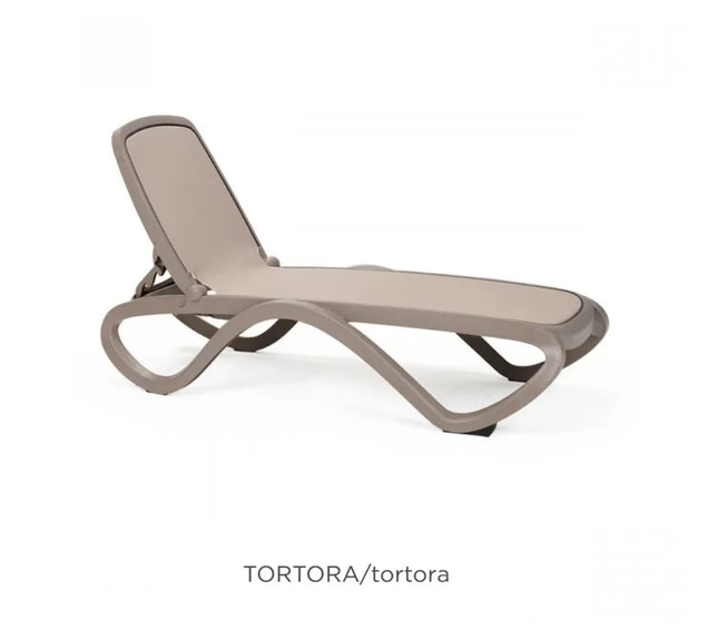 Omega Sun Lounger Stackable Outdoor Recliner - hospitality