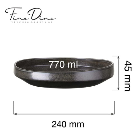 Onyx gourmet plate, 240mm - hospitality
