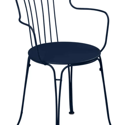 Fermob OPÉRA+ outdoor metal armchair with sleek design