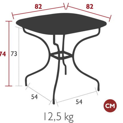 OPÉRA+ Carronde Table 82 x 82 cm - hospitality