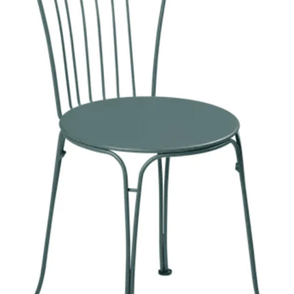 Fermob OPÉRA+ metal outdoor chair in bright red