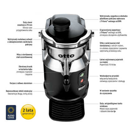 Otto juicer, 322x638x(H)527mm - hospitality