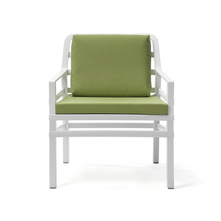 Nardi Aria outdoor armchair with cushion – fibreglass-reinforced resin