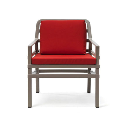 Nardi Aria Armchair – polypropylene resin outdoor armchair with cushion