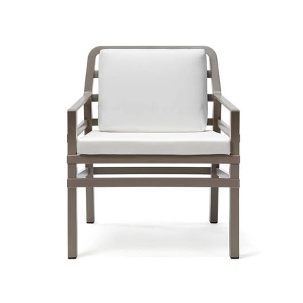 Nardi Aria Armchair with Cushion – UV-stable polypropylene outdoor armchair