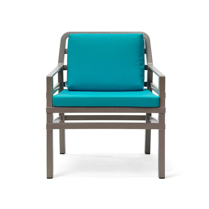Nardi Aria outdoor armchair with cushion – fibreglass-reinforced polypropylene