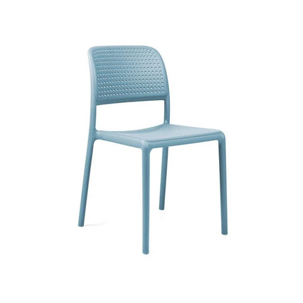 Nardi Bora Bistrot Chair – slim monobloc armless outdoor resin chair for café or restaurant use
