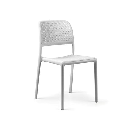 Nardi Bora Bistrot Chair in antracite – monobloc armless outdoor polypropylene chair
