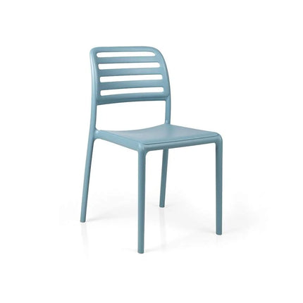 Nardi Costa Bistrot armless outdoor chair Antracite resin outdoor dining
