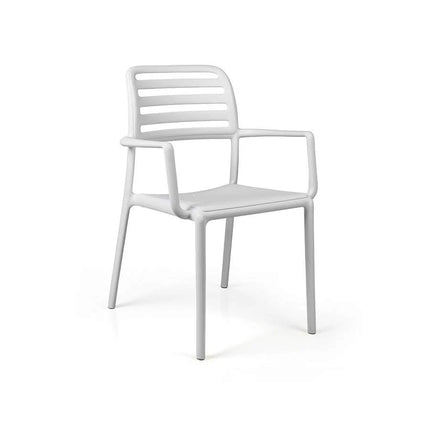 Nardi Costa outdoor armchair close-up integrated resin armrest