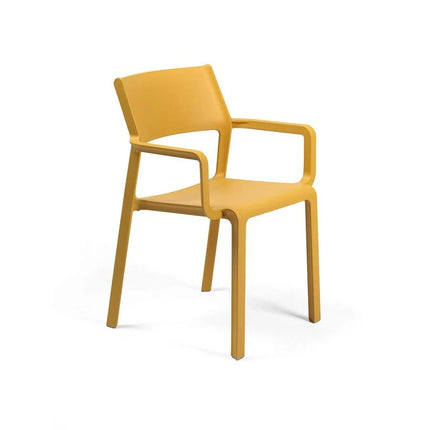 Nardi Trill Armchair in Tortora – slatted polypropylene outdoor armchair