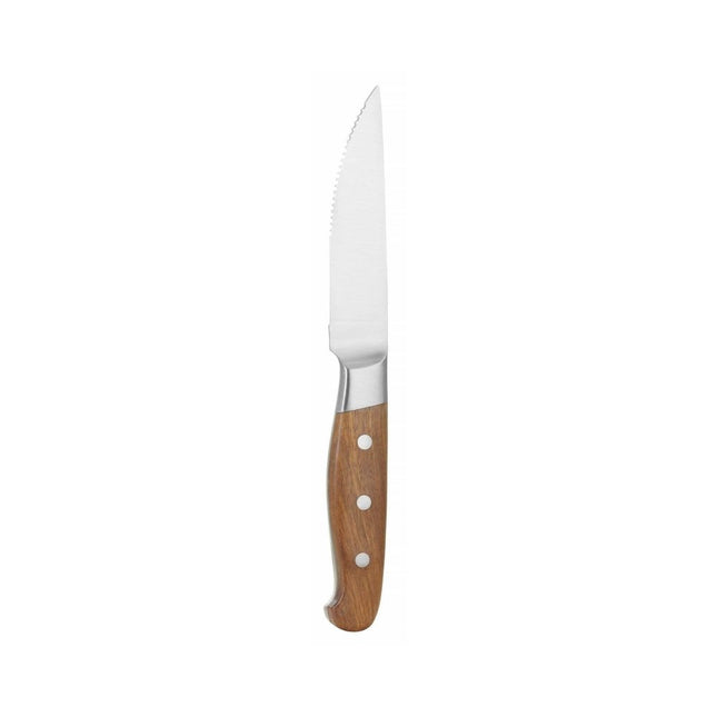 Steak knife 260mm, set of 6 in giftbox,  ROSE WOOD