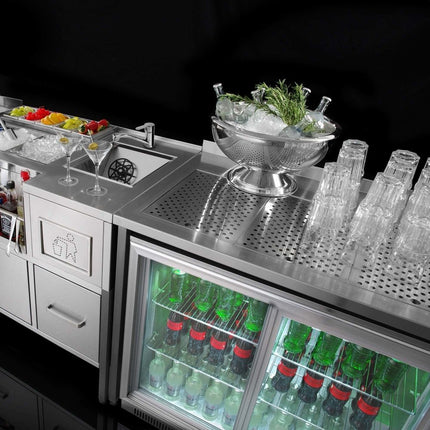 Oxygen bar construction table, 700x650x(H)900 mm, Barmatic - hospitality