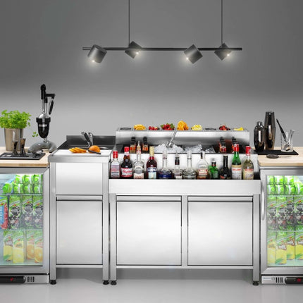 Oxygen bar construction table, 700x650x(H)900 mm, Barmatic - hospitality