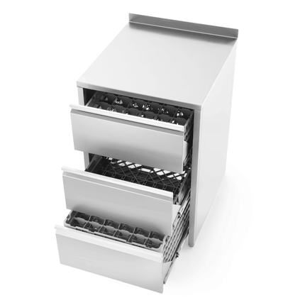 Oxygen Speed Glass Module - Quick Access For Bartenders With Extendable Decks And 100 Barware Capacity - hospitality