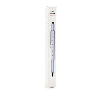 XD Collection 5-in-1 aluminium toolpen featuring multiple tools and a built-in torch