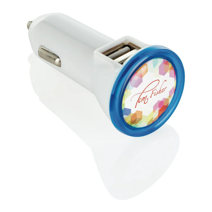 XD Collection dual port car charger for phones and tablets