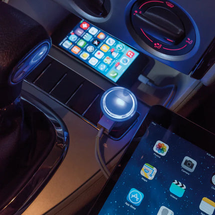 XD Collection dual port car charger for phones and tablets