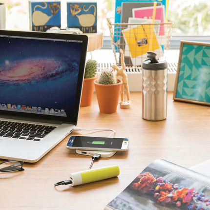  with sleek design and compatible with Qi-enabled devices.