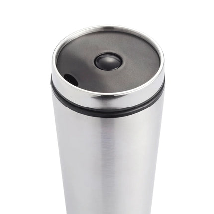  durable drinkware with a sleek design and secure lid for on-the-go hydration.