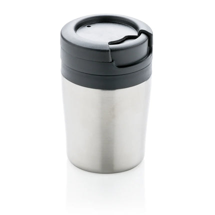  double-walled drinkware with a secure lid for hot and cold beverages.