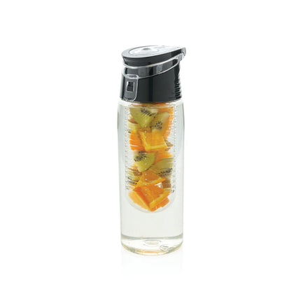  showing a sleek design with a secure lid and infuser compartment.