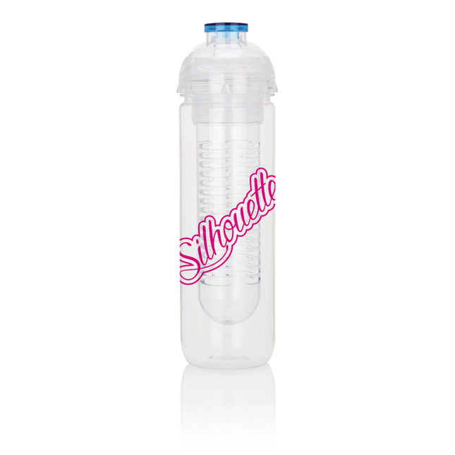  clear drinkware with built-in infuser for flavored hydration