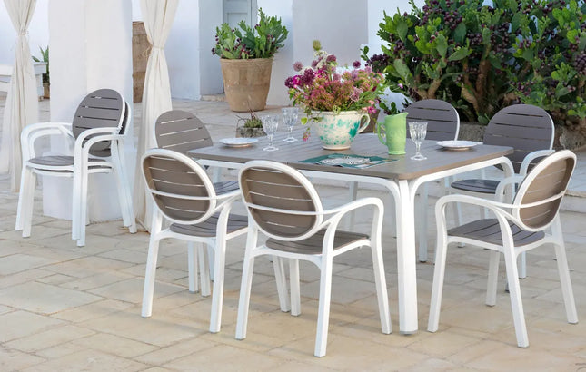 Nardi Palama outdoor armchair bianco white polypropylene UV-stabilised outdoor garden Ireland